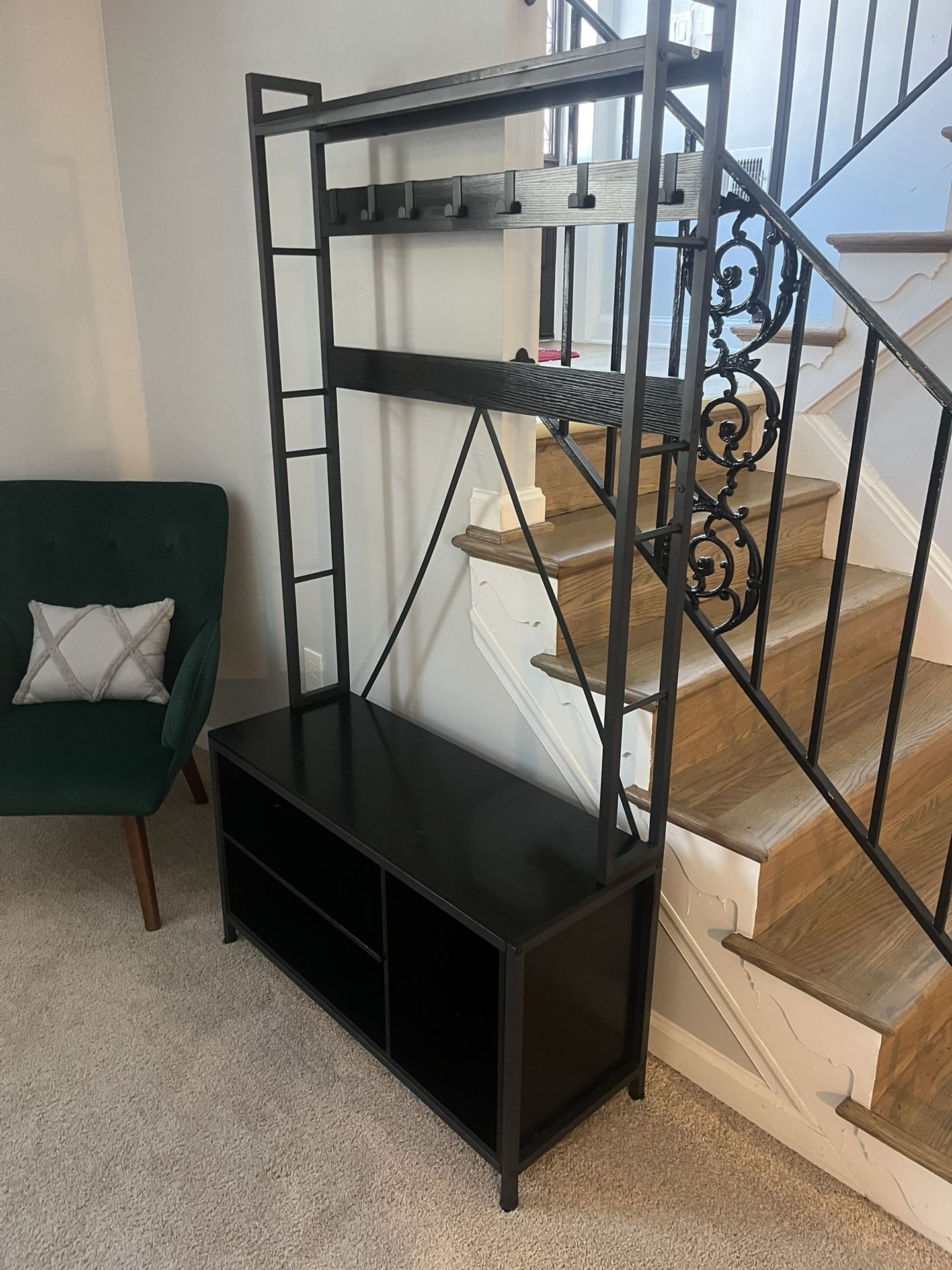 Coat Rack and Shoe Organizer