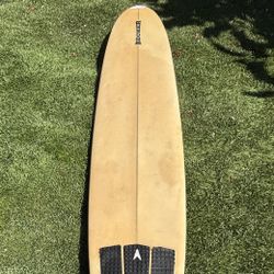 Watertight Vintage Becker 9ft Fiber Surfboard