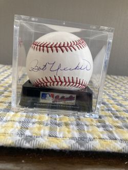 Bob Uecker Hall Of Fame Autographed Baseball 