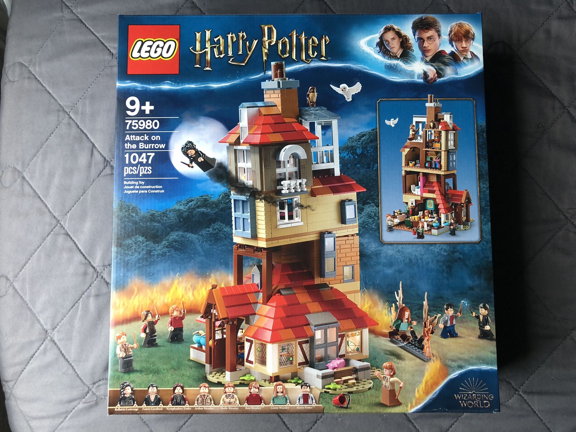 75980 LEGO Harry Potter Attack on the Burrow NEW & SEALED HP Toy Collectible