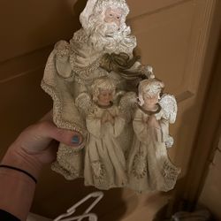 Vintage Resin Santa Claus