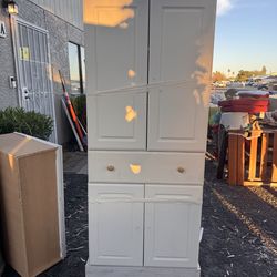 White cabinet