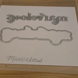 Marvelous  with outline die