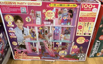 60th Anniversary Barbie Dreamhouse Brand New Inbox