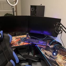 Whole PC SetUp (Chair, Desk, PC, Etc)