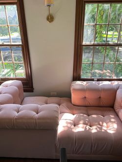 Pink couch