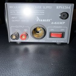 Samlex RPS1204 13.8V DC Regulated Power Supply 4–6 Amp