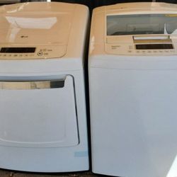 LG SET WASHER AND ELECTRIC DRYER PERFECT CONDITION 