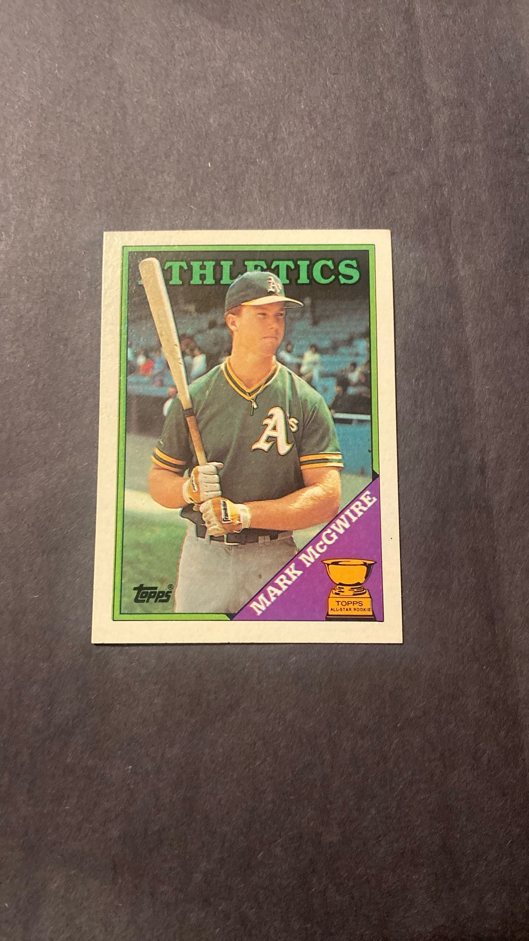Mark McGuire 1988 Topps All Star Rookie #580