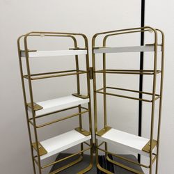 Organizer Gold Plated and White 