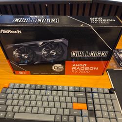 ASRock Radeon RX 7600 Challenger 8GB GPU - Like New, Original Box + Receipt