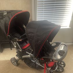 Graco Double Stroller With Stand