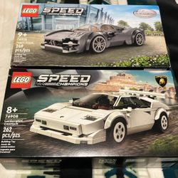 speed champions lego ( pagani utopia ) (lamborghini countach)