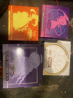 Pokémon Boxes , Comes With Dices And Pokémon Coins (no Cards)