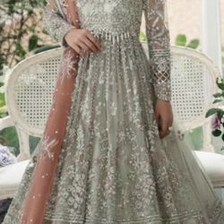 New 3 piece Pakistani Pakistan dress wedding maxi party xl