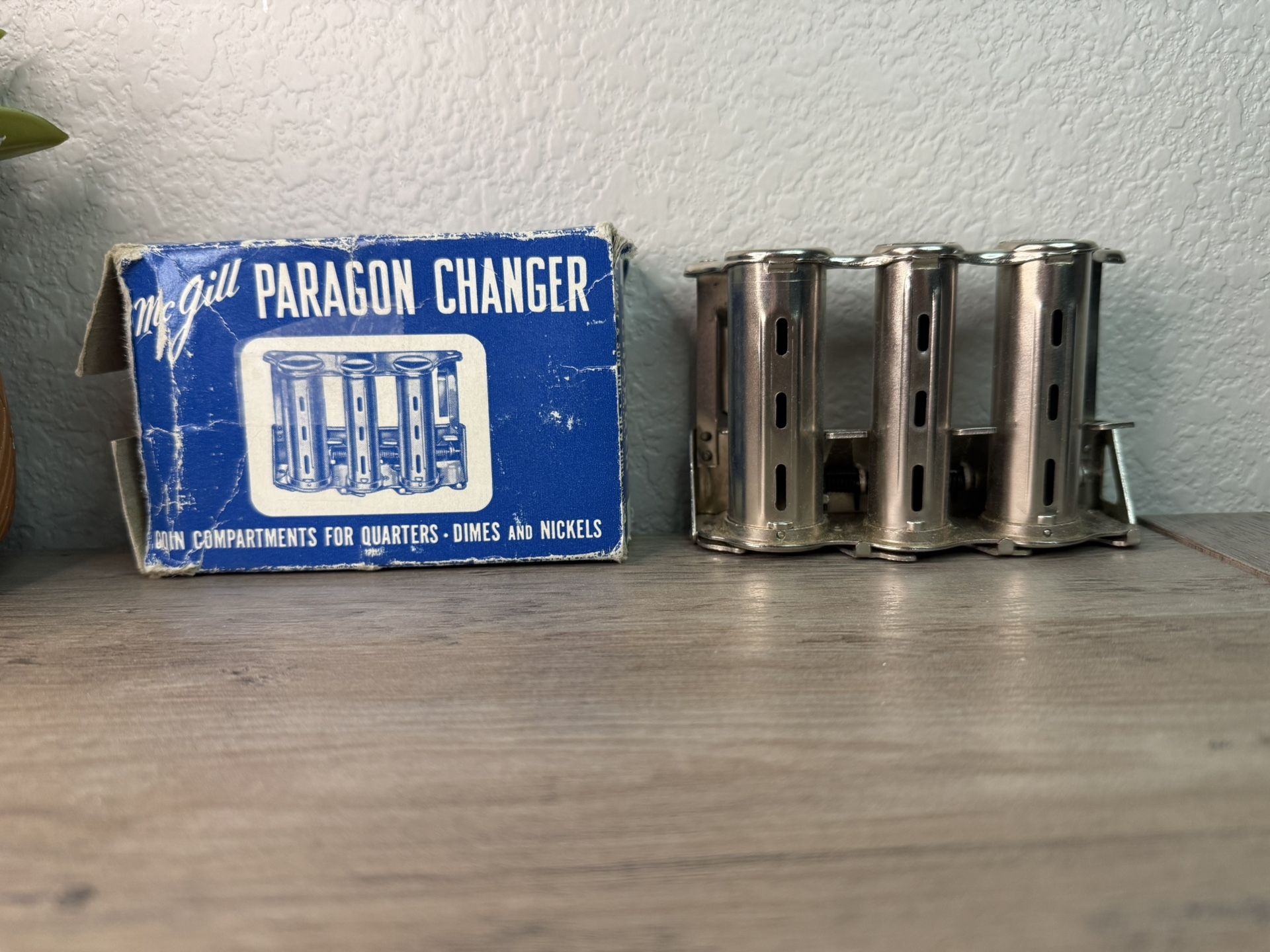 Vintage Coin Changer With Box