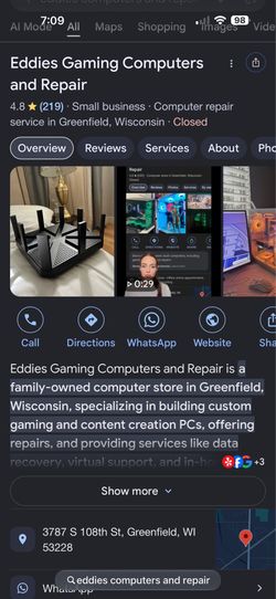 Eddie's computers in Greenfield, Wi