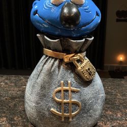 Money Bag Monster Sculpture
