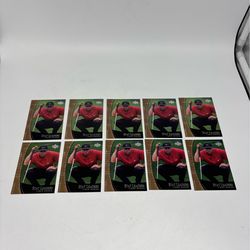 2001 Upper Deck TIGER WOODS Stat Leaders SL7  Rookie RC LOT OF 10