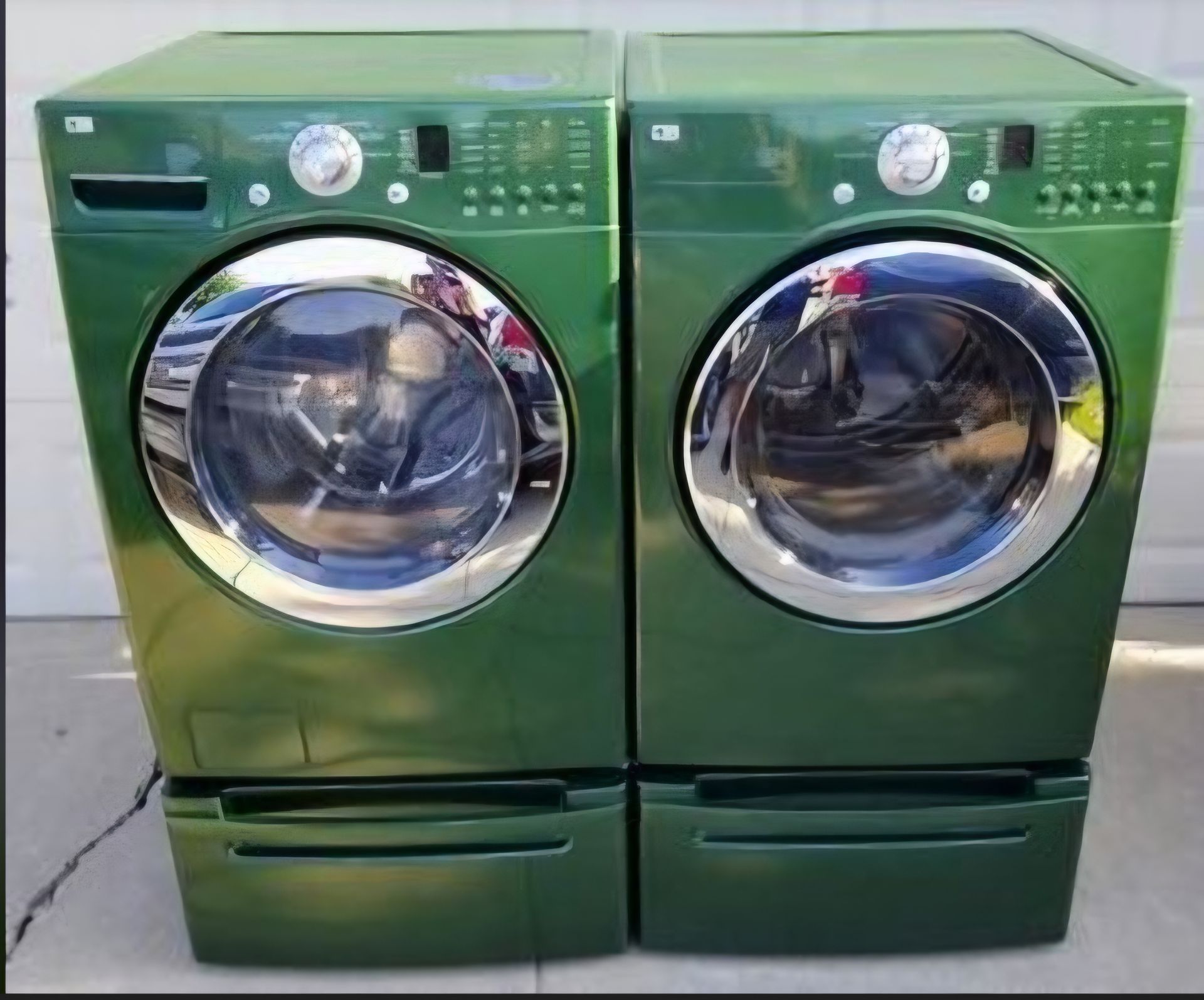 LG Front Loading Washer and Dryer.