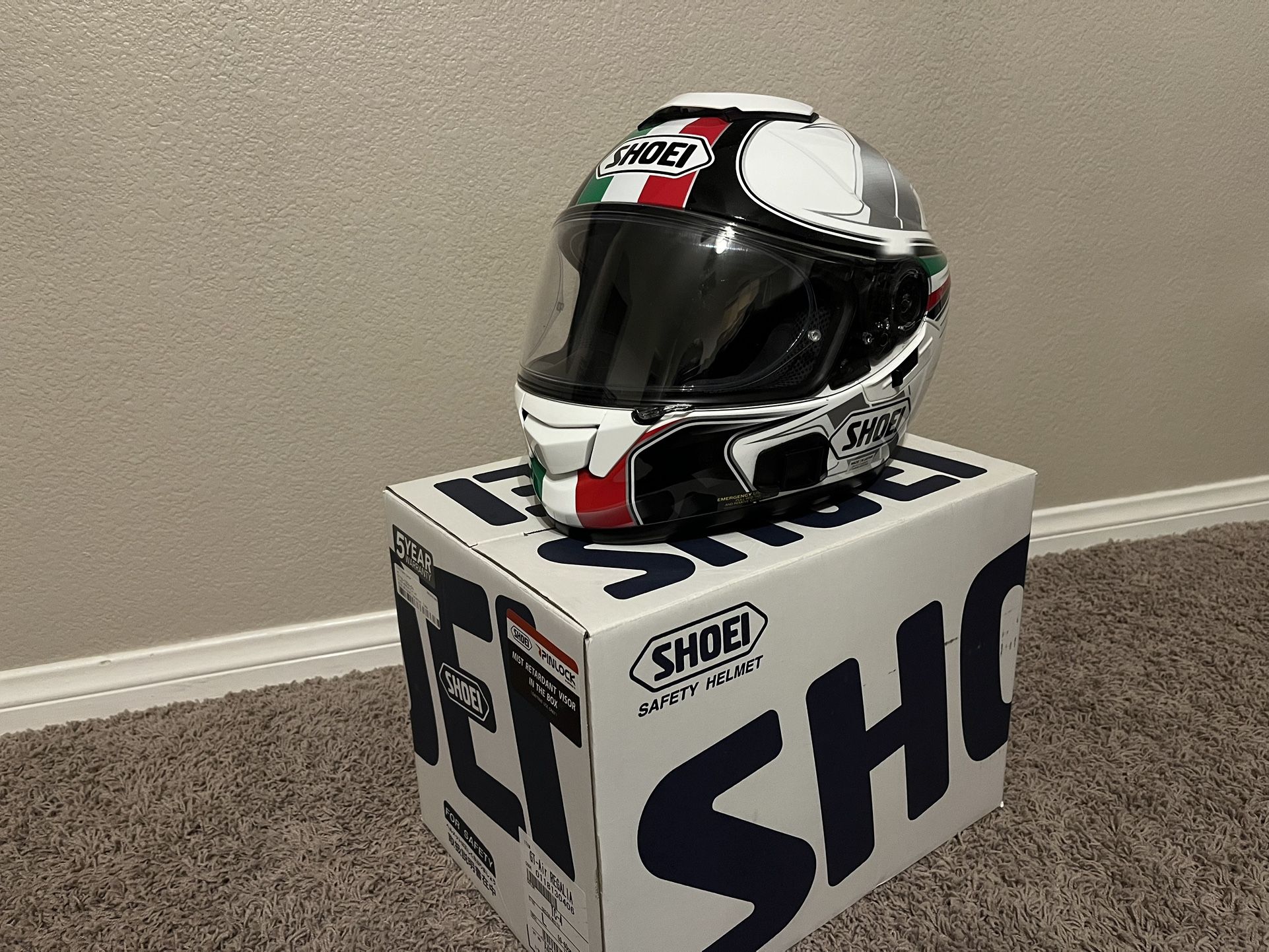 Shoei GT Air Regalia Motorcycle Helmet Size Large L