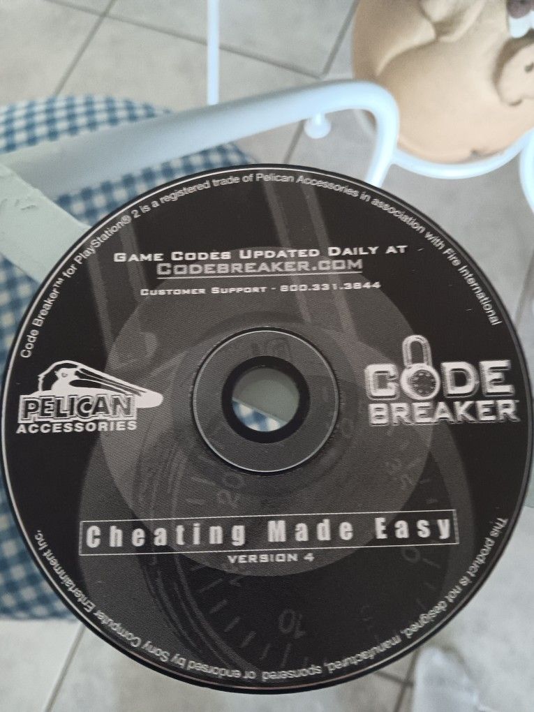 Ps2 Code Breakers Disc