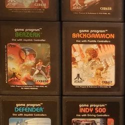 18 Atari Original Games/w Case/Vintage