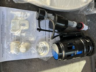 Flush One Piece Toilet System