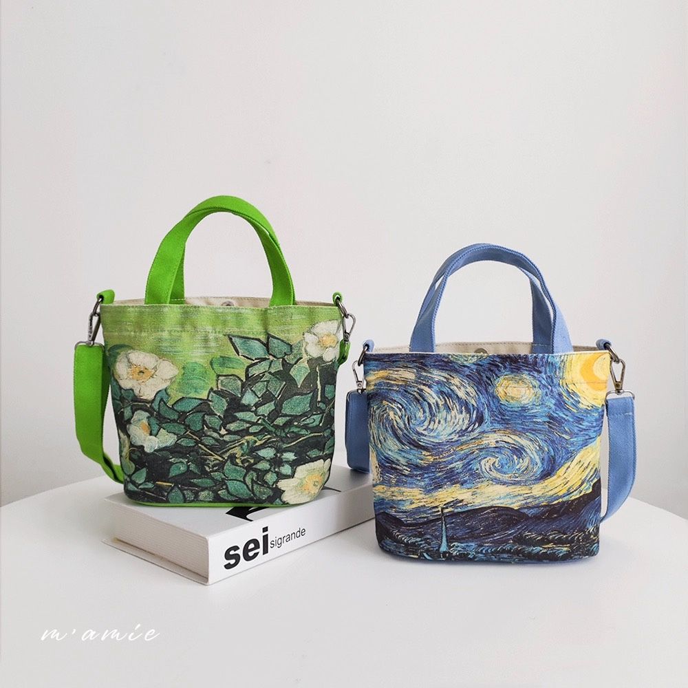 Van Gogh painting bags