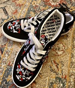 Mickey Mouse Print Shoes