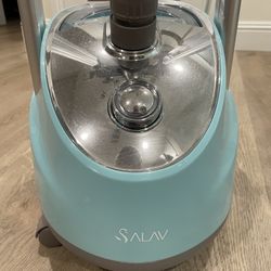 Salav Professional Standing Garment Steamer (Turquoise) – Open Box, Excellent Condition!