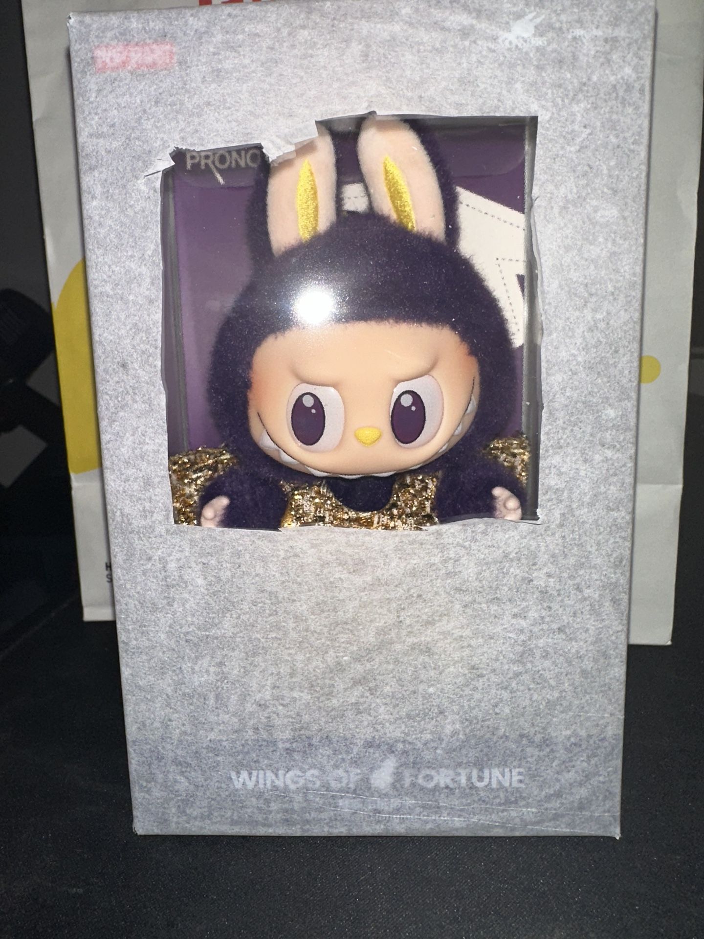 POP MART•LABUBU x PRONOUNCE-Wings of Fortune Vinyl Plush Hanging Card