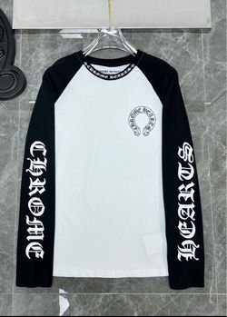 Chrome Hearts Horseshoe Black/ White Longsleeve