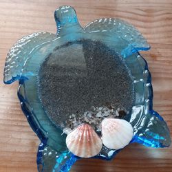 Beachy Blue Turtle Jewelry Catch All