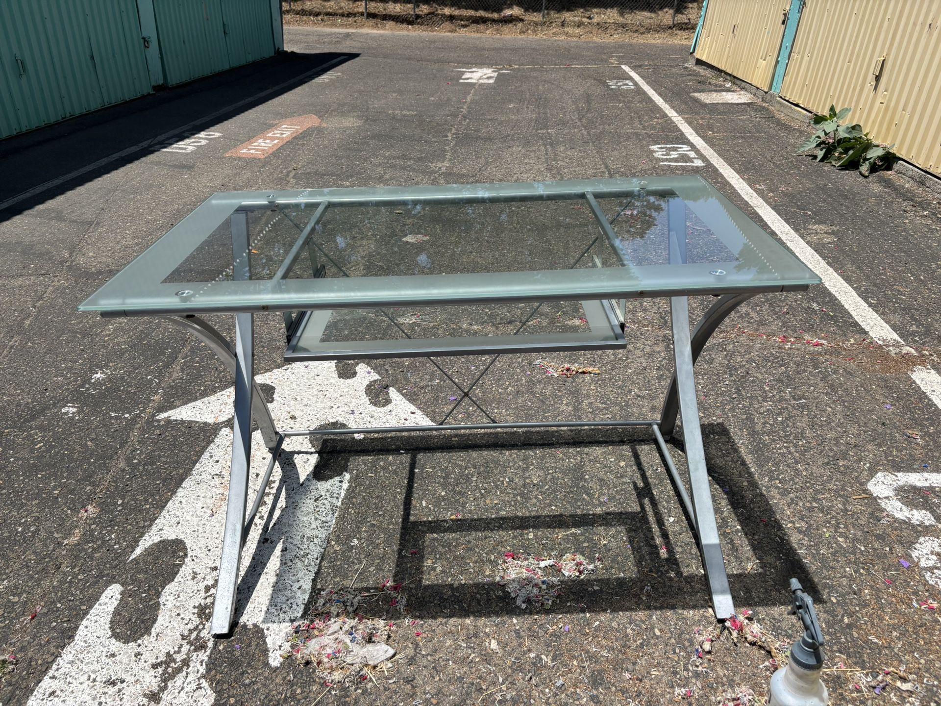 Glass Work Desk