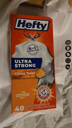 Hefty ultra Strong garbage bag