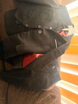 Toddler Boys Black Suit Set 1–2 Years