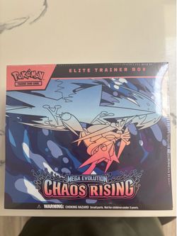 Pokémon Mega Evolution Chaos Rising ETB AND Booster Bundle