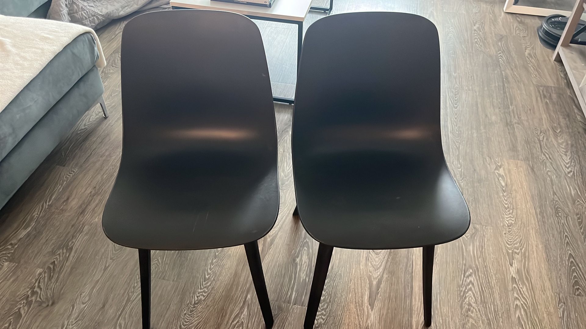2 Plastic Desk Chairs