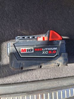 MILWAUKEE M18 5.0 BATTERY