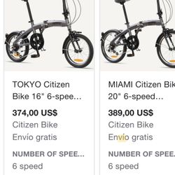 Folding  Bike  Tokyo citizen 