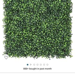 Artificial Boxwood Panels 9 Pieces 20” X 20”