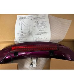 Honda Goldwing GL1800 Rear Trunk Spoiler With Led Brake Light New