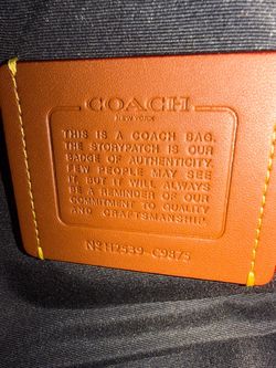 Authentic Coach Black Leather Work/Laptop Bag