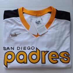 Size XXL Tony Gwynn San Diego Padres Nike Men's White Home Cooperstown Collection Player Jersey