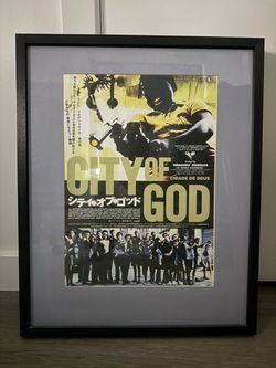 City of God Framed Japanese Film Print