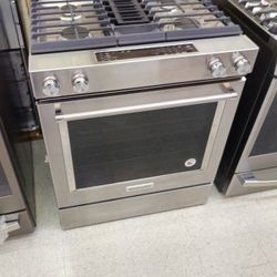 KITCHEN AID DOWNDRAFT DUAL FUEL RANGE OPEN BOX ITEM CC0W9