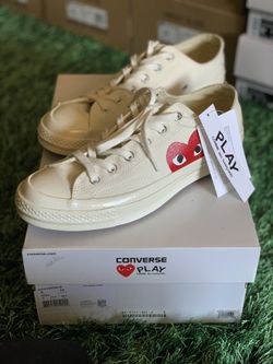 Converse Chuck Taylor All Star CDG White Low Size 8