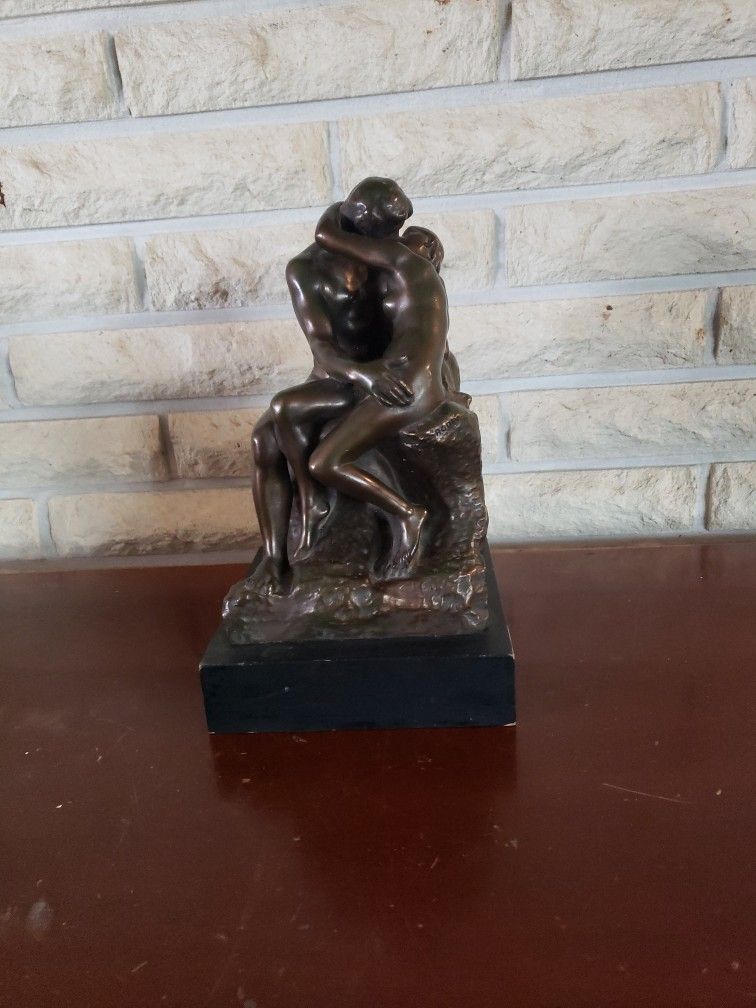 Rodin The Kiss Bronze Sculpture Repro Art 