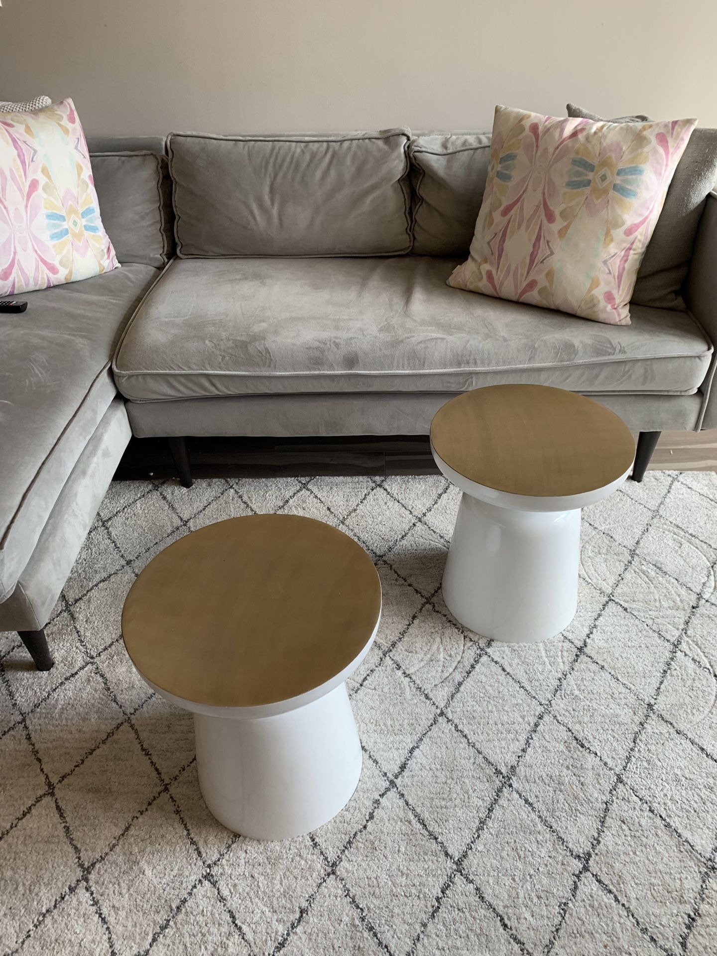 West Elm Martini Side Tables - set of 2!